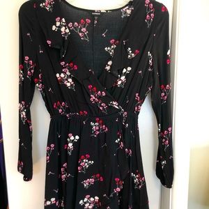 Floral above knee dress